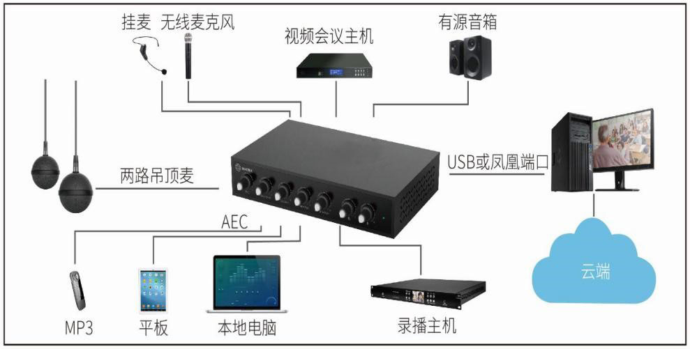 同三維T1002W球型雙吊麥/無(wú)線手持麥/掛麥